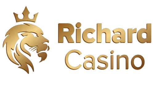 Richard Casino main logo with golden crowned lion